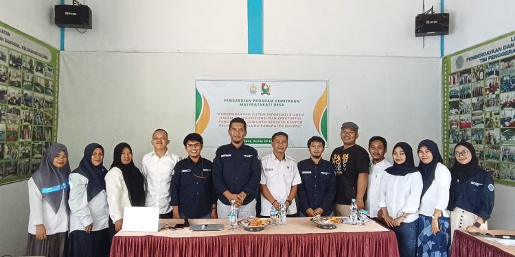 Pengabdian Masyarakat Desa: Pengembangan Sistem Informasi e-Arsip di Kelurahan Galung, Kabupaten Majene