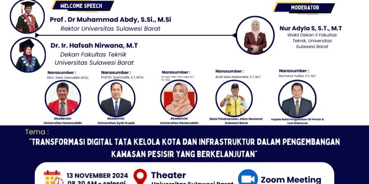 SENARAI II : Transformasi Digital Tata Kelola Kota dan Infrastruktur dalam Pengembangan Kawasan Pesisir yang Berkelanjutan