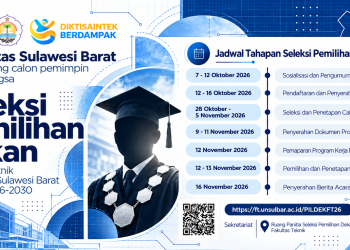 Fakultas Teknik Unsulbar Buka Seleksi Pemilihan Dekan Periode 2026–2030